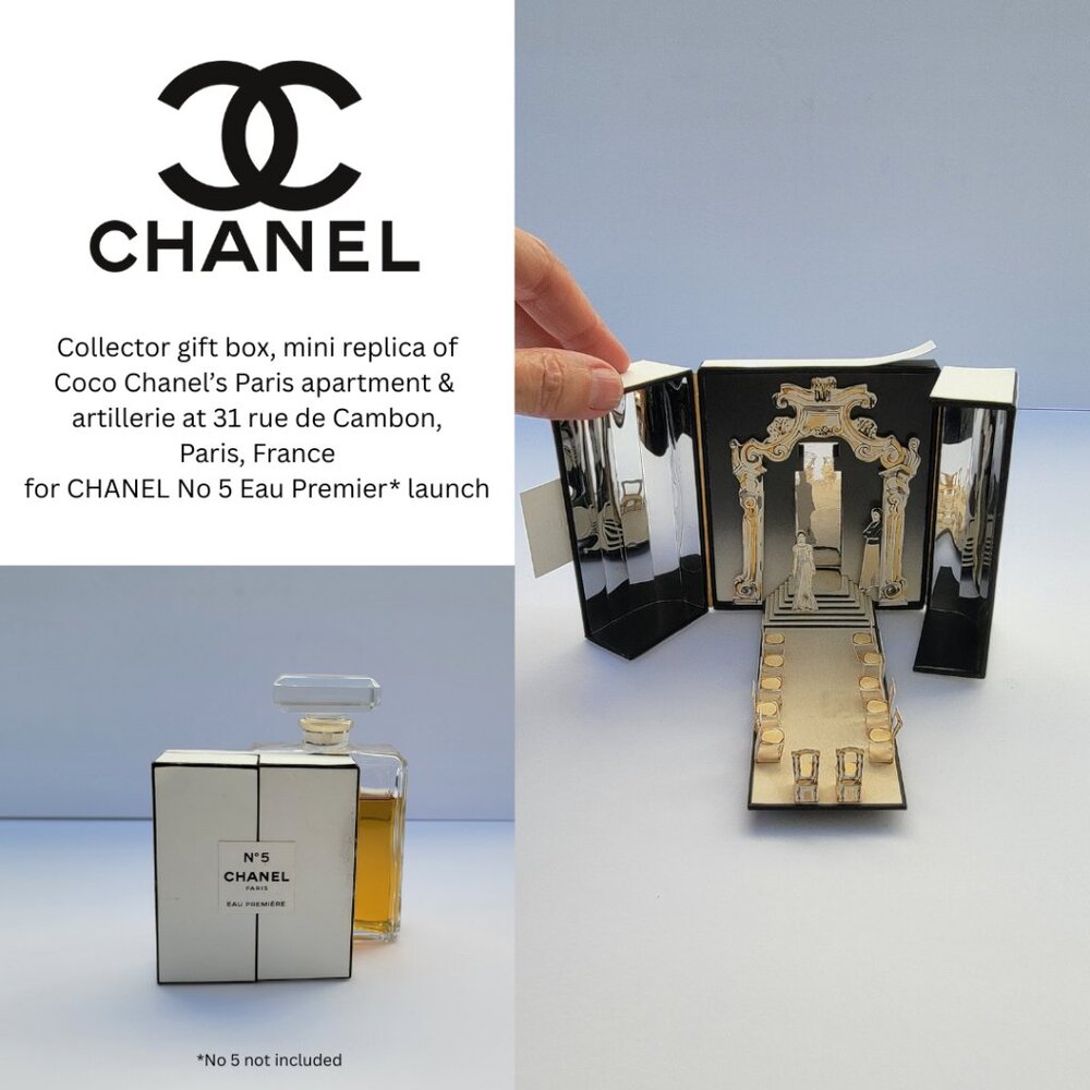 CHANEL Authentic No. 5 Eau de Parfum Premiere 2007 Runway Empty Box, Coco apt